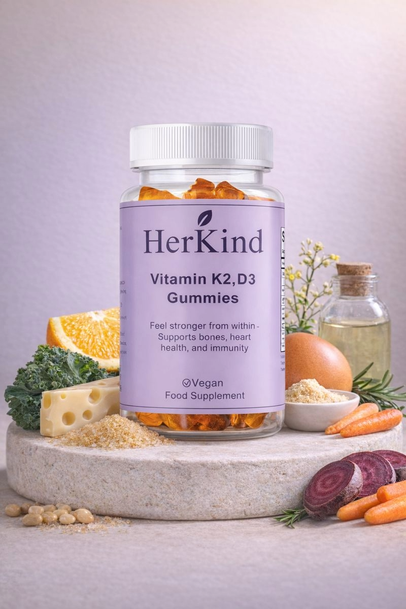💪 HerKind Vitamin K2, D3 & Gummies